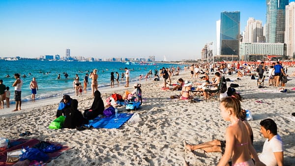 ZEA, Dubaj, plaża