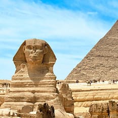 Symbole Egiptu Nil i Piramidy